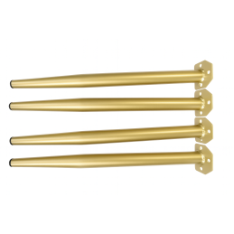 Krzesło Colin tkanina Welur noga metalowa