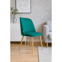 Krzesło welurowe GOYA  Nowoczesne krzesło do salonu, jadalni i kuchni
