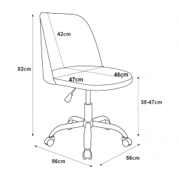 Fotel obrotowy Colin BL06 – styl i komfort do biura