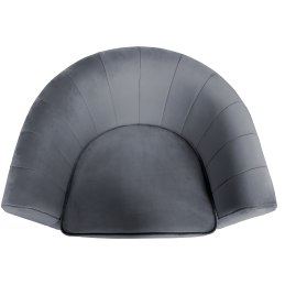 Fotel Glamour tkanina Welur podstawa metalowa