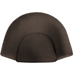 Fotel Glamour tkanina Welur podstawa metalowa