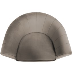 Fotel Glamour tkanina Welur podstawa metalowa