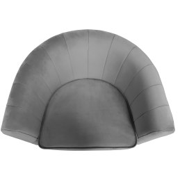 Fotel Glamour tkanina Welur podstawa metalowa