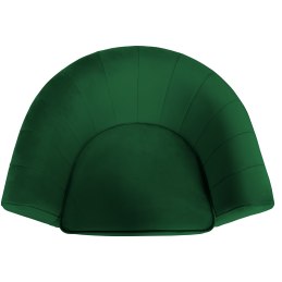 Fotel Glamour tkanina Welur podstawa metalowa