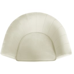 Fotel Glamour tkanina Welur podstawa metalowa