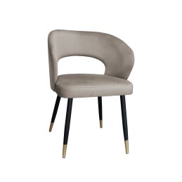 Krzesło AURA welur MG09 – czarne nogi ze złotem