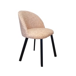 Krzesło Colin tkanina Welur noga metalowa