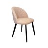 Krzesło Colin tkanina Welur noga metalowa