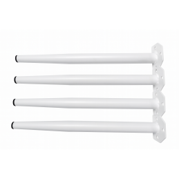 Krzesło AURA welur MG05 brąz na białej nodze