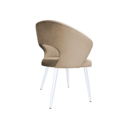 Krzesło AURA welur MG06 na białej nodze