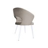 Krzesło AURA welurowe MG09 na białej nodze