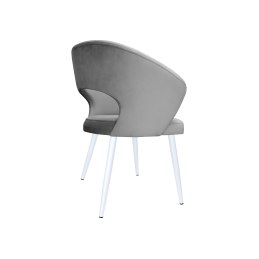 Krzesło tapicerowane AURA MG17 na białej nodze