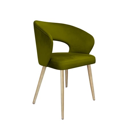 copy of Krzesło tapicerowane AURA nogi metalowe imitacja dąb BL14 do jadalni salonu