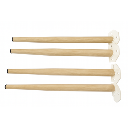 Krzesło tapicerowane AURA - welur MG05 dąb