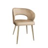 Krzesło AURA welurowe MG06 - nogi metalowe dąb