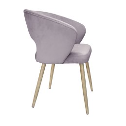 Krzesło AURA welurowe MG55 – nogi dąb