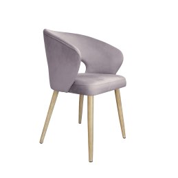 Krzesło AURA welurowe MG55 – nogi dąb