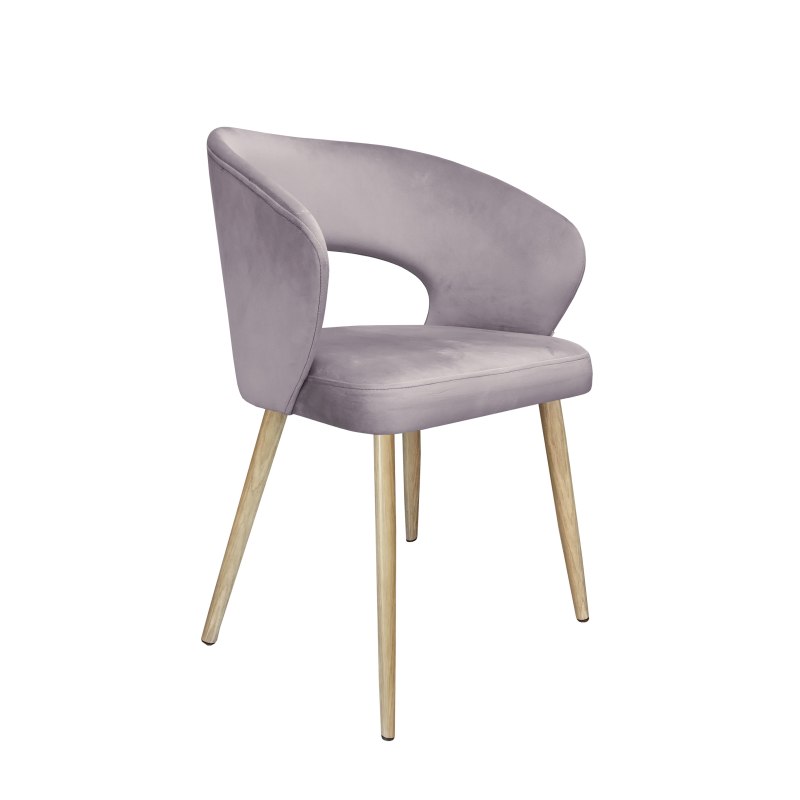 Krzesło AURA welurowe MG55 – nogi dąb