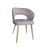 Krzesło AURA welurowe MG55 – nogi dąb
