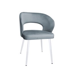 Krzesło tapicerowane AURA noga biała BL06