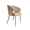 Krzesło AURA welurowe MG06 nogi złote