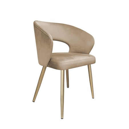 Krzesło AURA welurowe MG06 nogi złote