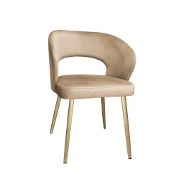 Krzesło AURA welurowe MG06 nogi złote