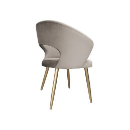 Krzesło tapicerowane AURA nogi złote MG09