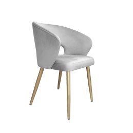 Krzesło AURA welur MG39 nogi złote