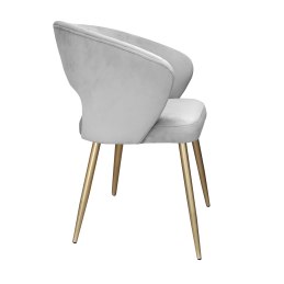 Krzesło AURA welur MG39 nogi złote