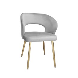Krzesło AURA welur MG39 nogi złote