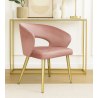 Krzesło tapicerowane AURA MG58 – nogi złote