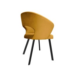 Krzesło AURA welur MG15 miodowy na czarnej nodze