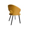 Krzesło AURA welur MG15 miodowy na czarnej nodze
