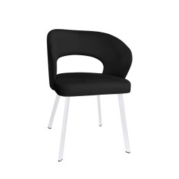 Krzesło tapicerowane AURA na białej nodze PROFIL MG19 do jadalni salonu