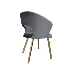 Krzesło tapicerowane AURA nogi złote PROFIL BL14 do jadalni