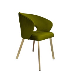 Krzesło tapicerowane AURA nogi złote PROFIL BL75 do jadalni