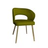 Krzesło tapicerowane AURA nogi złote PROFIL BL75 do jadalni