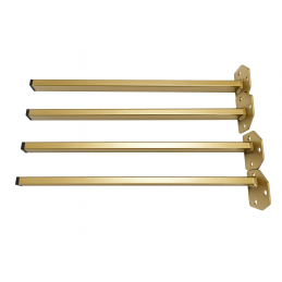 Krzesło tapicerowane AURA nogi złote PROFIL MG05 do jadalni