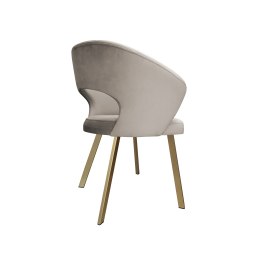 Krzesło tapicerowane AURA nogi złote PROFIL MG09 do jadalni