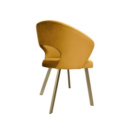 Krzesło tapicerowane AURA nogi złote PROFIL MG15 do jadalni