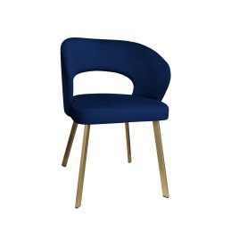 Krzesło tapicerowane AURA nogi złote PROFIL MG16 do jadalni