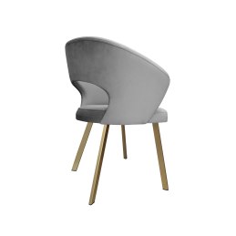 Krzesło tapicerowane AURA nogi złote PROFIL MG17 do jadalni