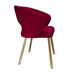 Krzesło tapicerowane AURA nogi złote PROFIL MG31 do jadalni