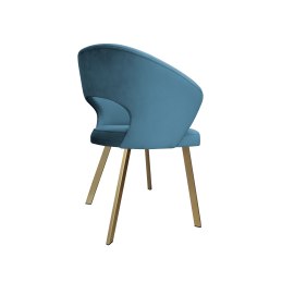 Krzesło tapicerowane AURA nogi złote PROFIL MG33 do jadalni