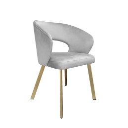 Krzesło tapicerowane AURA nogi złote PROFIL MG39 do jadalni