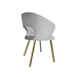 Krzesło tapicerowane AURA nogi złote PROFIL MG39 do jadalni