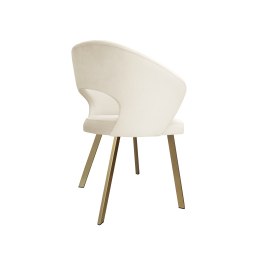Krzesło tapicerowane AURA nogi złote PROFIL MG50 do jadalni