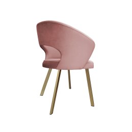Krzesło tapicerowane AURA nogi złote PROFIL MG58 do jadalni