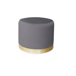 Pufa OLA LOFT BL06 – ławka i podnóżek biały metal